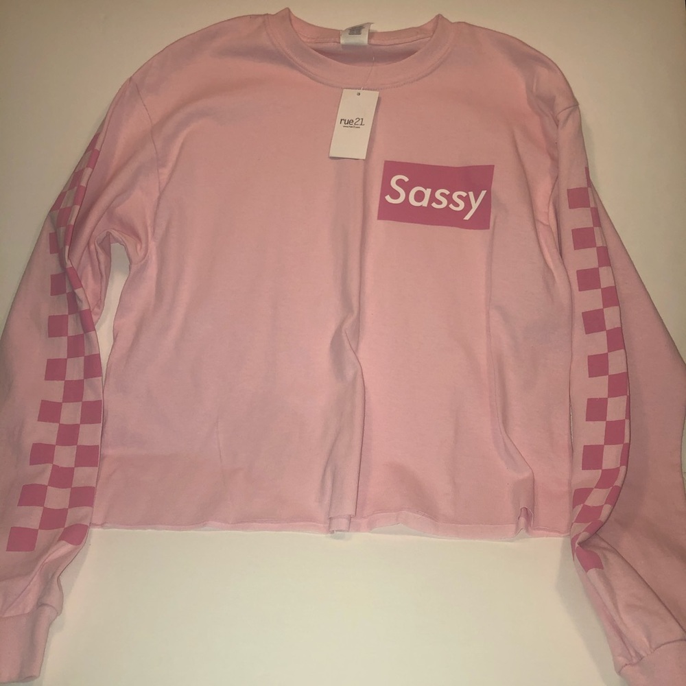 💁🏽‍♀️Sassy long sleeve crop top